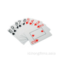 Kartu poker plastik desain pvc khusus disesuaikan